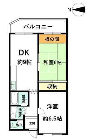 ヌーベル堀川の物件間取画像